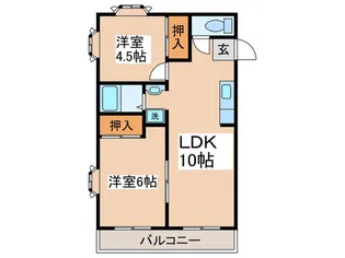 アイビー鷺沼【2階】の間取り