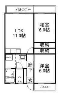 アビタシオンたまき(CK)【4階】の間取り