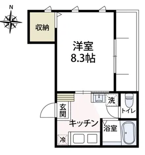 シャテロKS【3階】の間取り