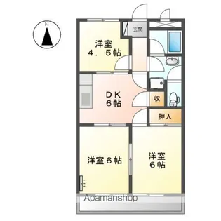 ルミナスリブ【2階】の間取り