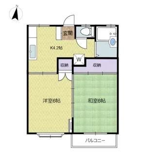 サンクス泉【2階】の間取り