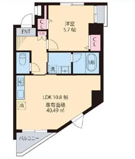 東京都墨田区太平1【マンション】の間取り