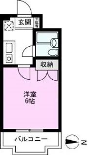 1Kの間取り画像