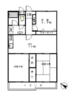 プレシールハイム【3階】の間取り