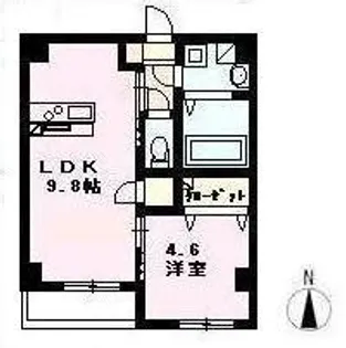 サンフォレスタ西古松【2階】の間取り