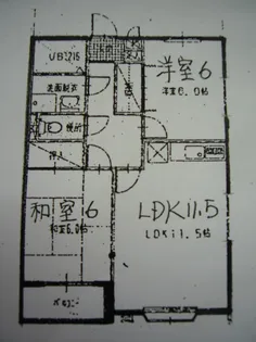 メゾン森の西【2階】の間取り