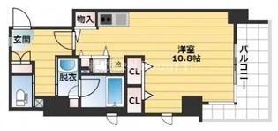 アーバネックス北浜【12階】の間取り