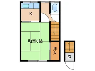 井出荘【2階】の間取り