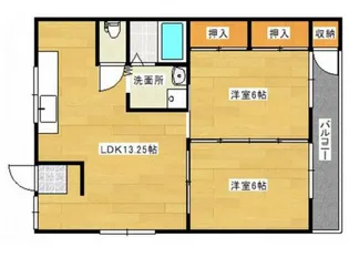 パステルクボ12【3階】の間取り