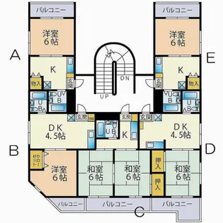 オンダレジデンス【4階】の間取り