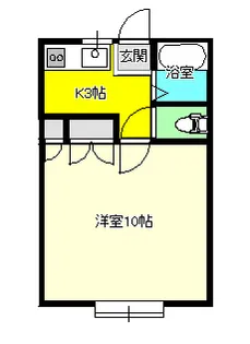 メゾンドールIII【2階】の間取り