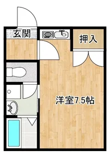 リバーサイドハイツ名切【1階】の間取り