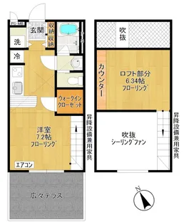 リヴェーラII【1階】の間取り