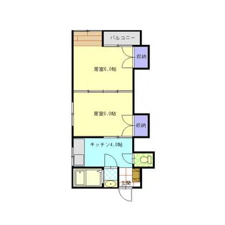 2DKの間取り画像
