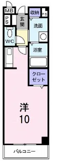 プレーヌ参番館【1階】の間取り