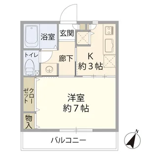 ファーストステージ砧【2階】の間取り