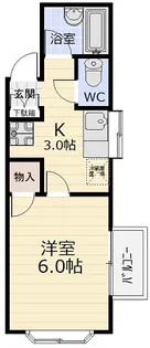 カーサ藤崎【2階】の間取り