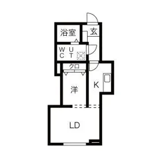 メリディアン多賀城笠神壱番館【1階】の間取り