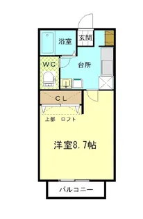 オレンジ弐番館【2階】の間取り