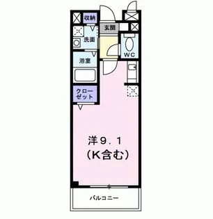 ビューティー藤ノ木【2階】の間取り