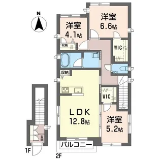 エクラージュ【2階】の間取り