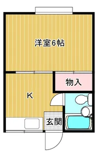 1Kの間取り画像