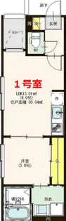 ハーモニーテラス醍醐御霊ヶ下町【2階】の間取り