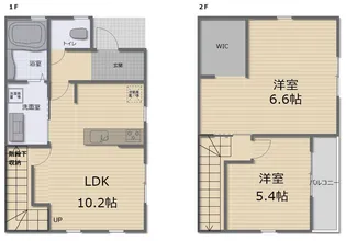神奈川県藤沢市鵠沼橘1【一戸建】の間取り