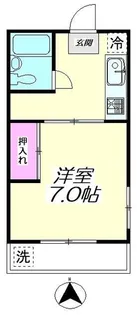 コーポ桜井【2階】の間取り
