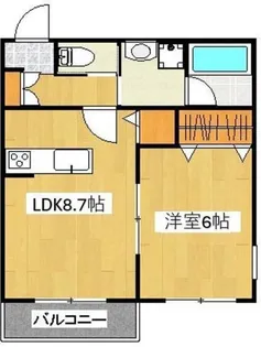 ベルアート【2階】の間取り