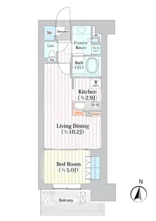 東京都世田谷区砧7【マンション】の間取り