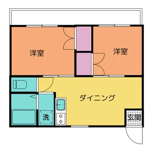 メゾンドール1【3階】の間取り