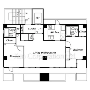モナニビルディング【7階】の間取り