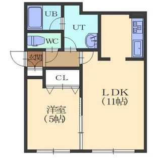 サンヒルズ柏木【1階】の間取り