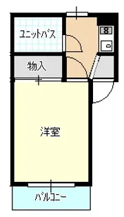 ハウス二葉【3階】の間取り