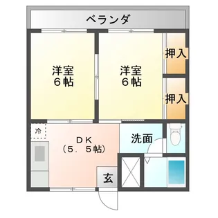 ガーデンハイツII【3階】の間取り