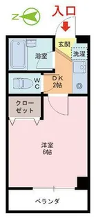 アールレジデンス舞屋【3階】の間取り