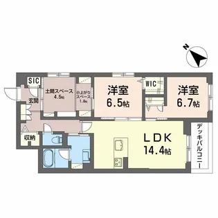 Fleuria【1階】の間取り