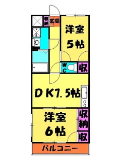 グレース・トーエイ【4階】の間取り