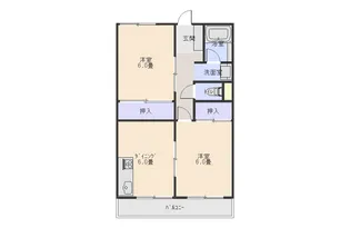 サニーハイツ湯村【3階】の間取り