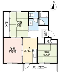 UR豊明【3階】の間取り