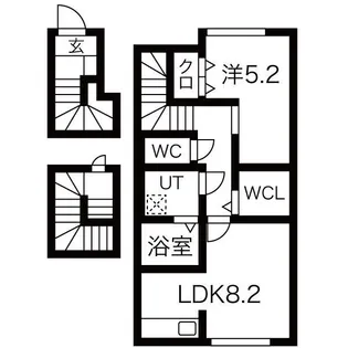 山形県天童市大字清池【アパート】の間取り