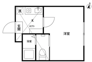 神奈川県横浜市南区大岡1【アパート】の間取り