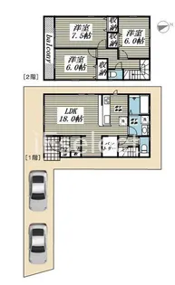 千葉県八千代市勝田台北2【一戸建】の間取り