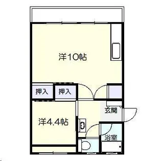 宮本アパート【5階】の間取り