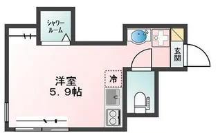 グランツコート目白【1階】の間取り