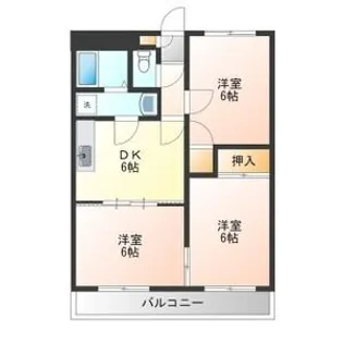 グリーンハイツ【5階】の間取り