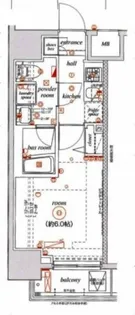 1Kの間取り画像