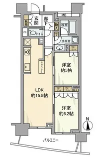プラウド高田馬場【9階】の間取り