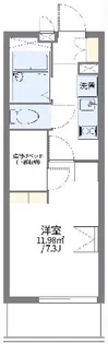 レオパレスプレミール中浦和I【2階】の間取り